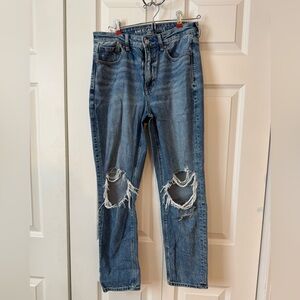 American Eagle Strigid Mom Jean Sz 6 Short